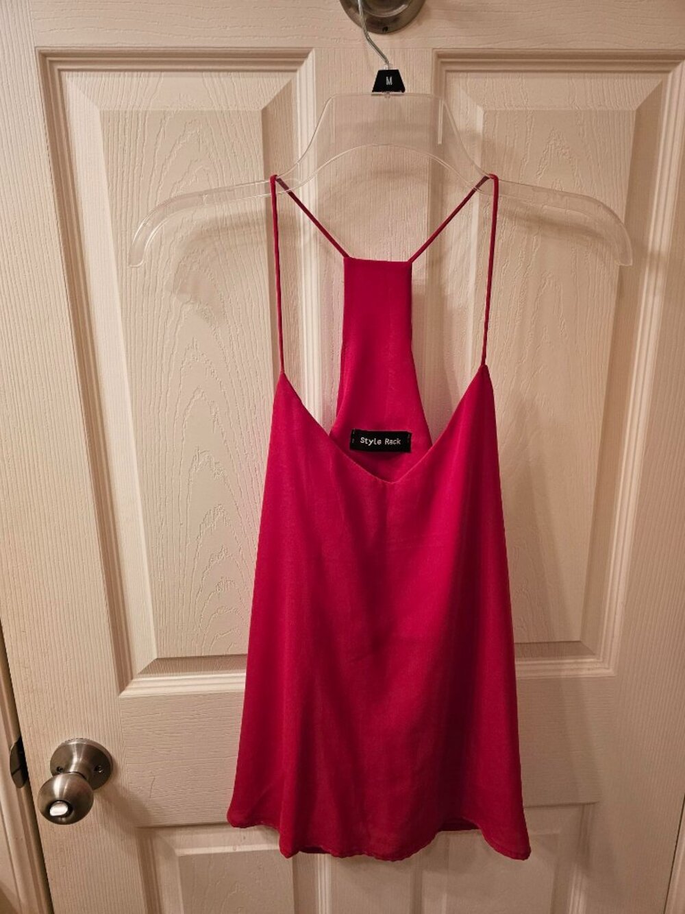 NWOT Style Rack Medium Red Blouse
